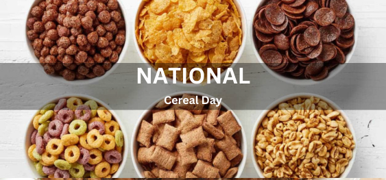 National Cereal Day [ राष्ट्रीय अनाज दिवस]